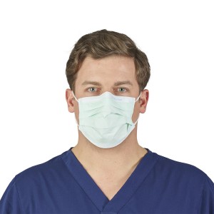 Mask Face Procedure Earloop One Size Fits Most Yellow NonSterile Not Rated Adult Isolation (50/BX10BX/CS) by O&M Halyard  ID 47117